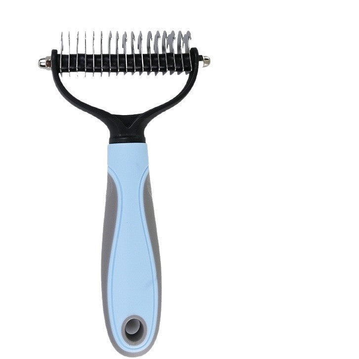 Dog and cat coat detangling comb