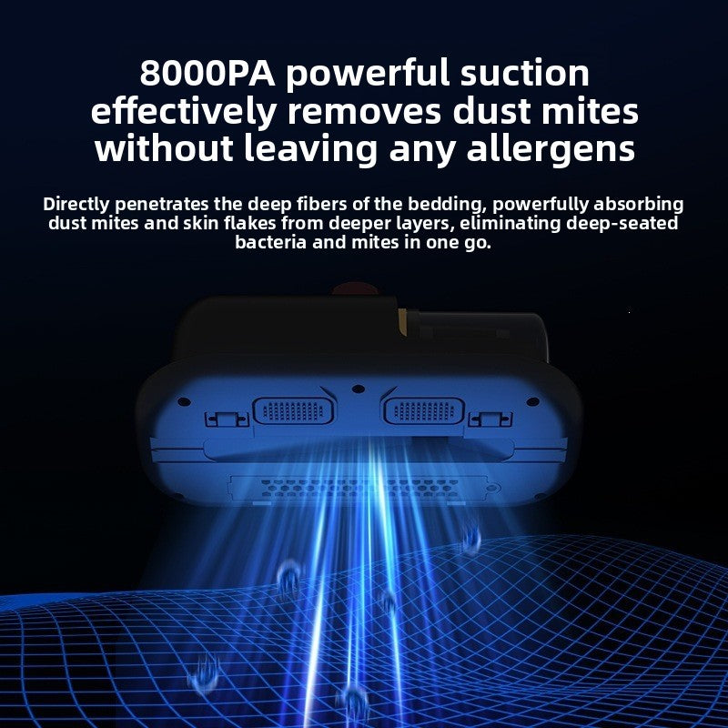 Handheld mattress vacuum for bed and sofa cleaning