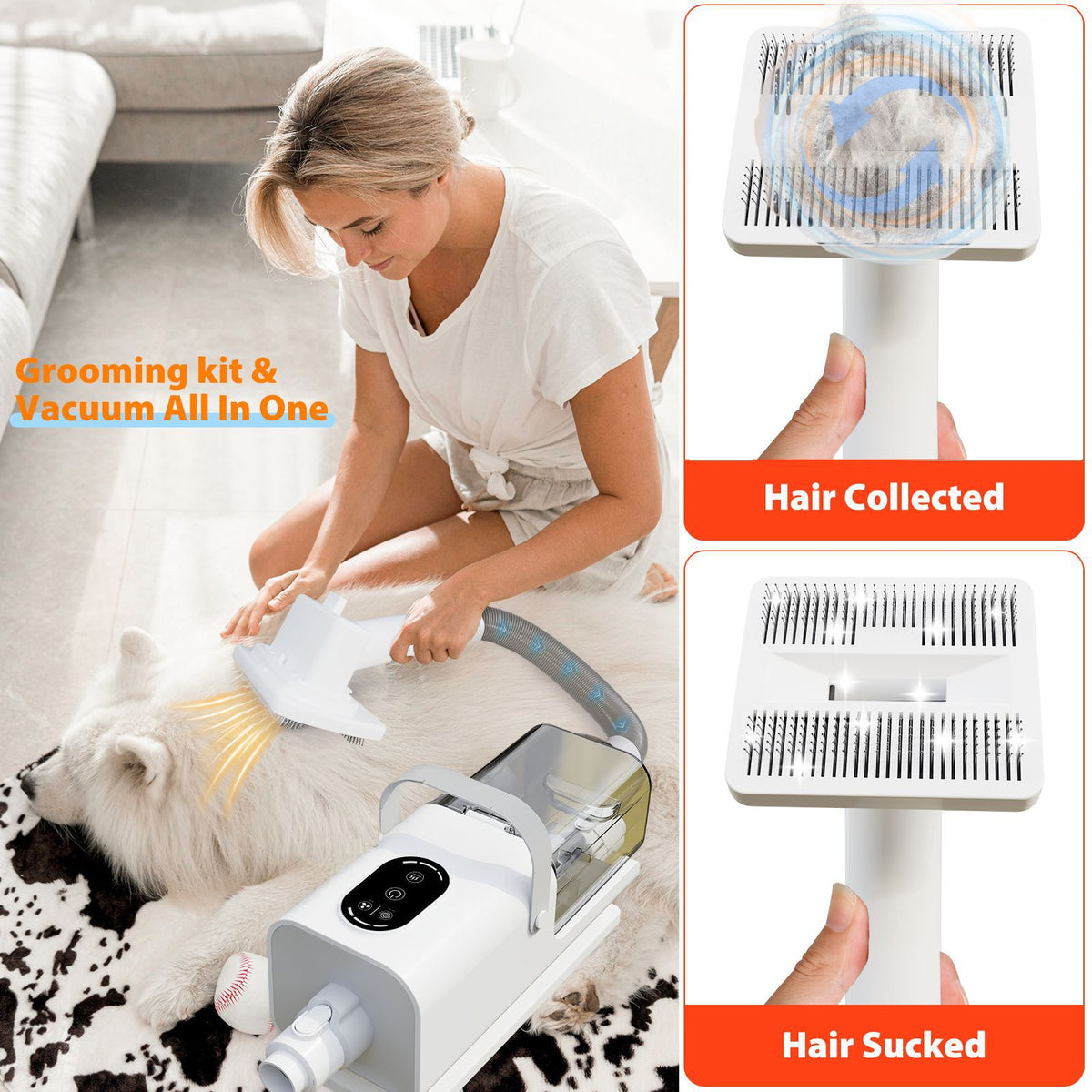 Pet Grooming Vacuum – NorthOrca product gallery image 1