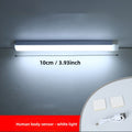 White and warm rechargeable LED cabinet lighting
