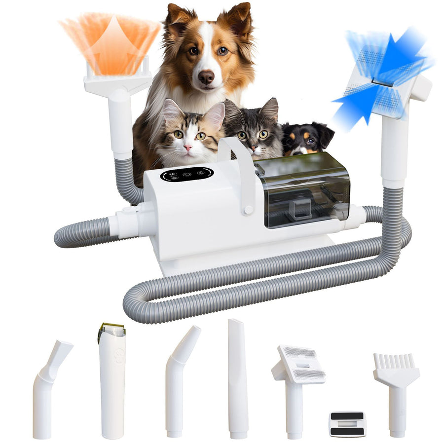 NorthOrca Pet Grooming Vacuum | 11000Pa Hair & Deshedding Kit