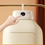 Compact electric clothes dryer with hanging drying bag