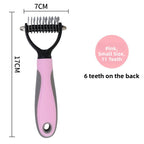NorthOrca pet grooming comb detail