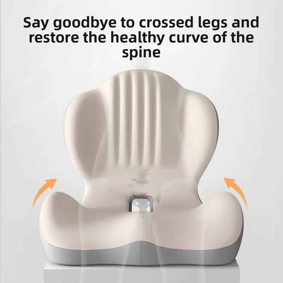 Integrated seat cushion and backrest for office chair comfort
