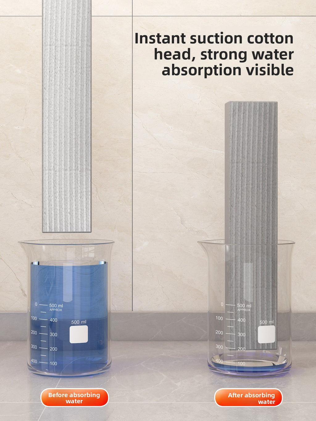 NorthOrca PVA sponge mop product image 3
