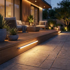Under cabinet LED light brightness feature