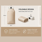 Foldable portable clothes dryer storage design