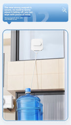 Magnetic window cleaner glass cleaning guide