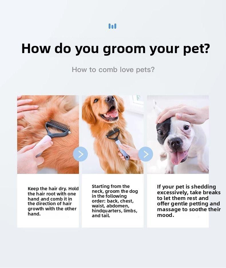 NorthOrca dematting comb for dogs and cats