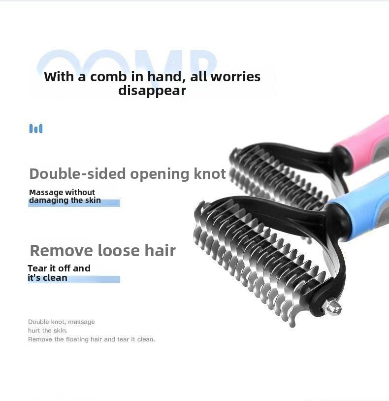 NorthOrca pet grooming comb features