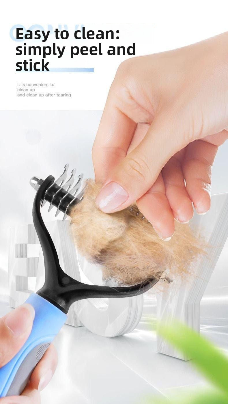 Pet comb size and color options