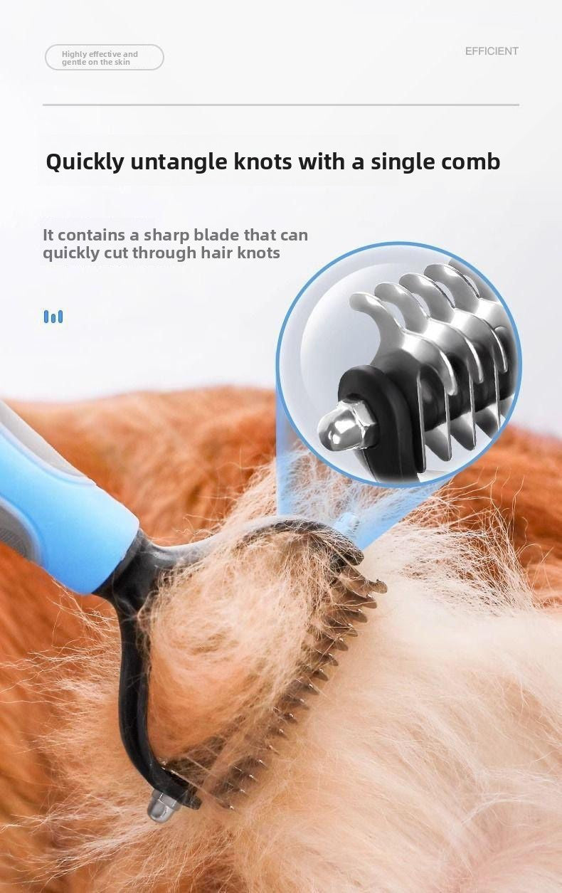 Pet dematting comb product details