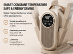 NorthOrca shoe dryer temperature display marketing image