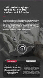 NorthOrca mattress vacuum usage illustration
