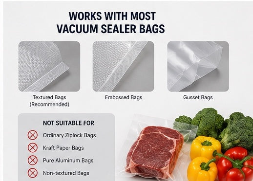 NorthOrca vacuum sealer compatible vacuum bags guide