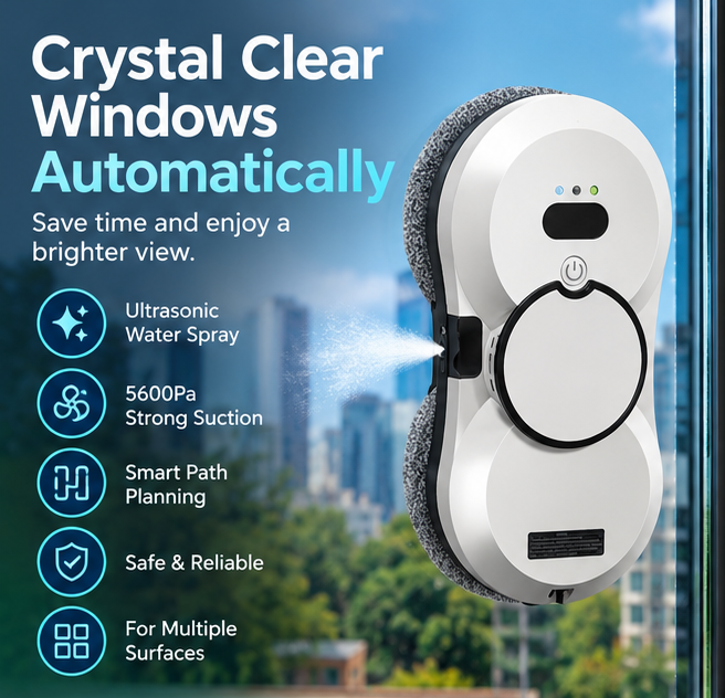 NorthOrca window cleaning robot automatic cleaning marketing image